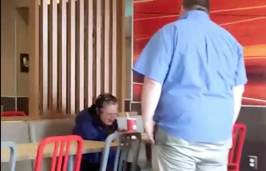 A video of McDonald’s employees kicking out an elderly woman went viral this week. (Photo: Josh Nunez via Facebook)