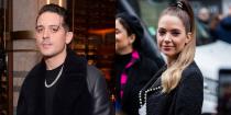 <p>The breakup between Ashley Benson and Cara Delevingne hadn't even been confirmed yet when Ashley was spotted out with G-Eazy. The new couple came as a shock to Ashley's fans. In a twist of events, Cara <a href="https://www.youtube.com/watch?v=Ybq54PSV5A0" rel="nofollow noopener" target="_blank" data-ylk="slk:came to her ex-girlfriend's defense;elm:context_link;itc:0;sec:content-canvas" class="link ">came to her ex-girlfriend's defense</a> and told her followers to stop trolling Ashley.</p>