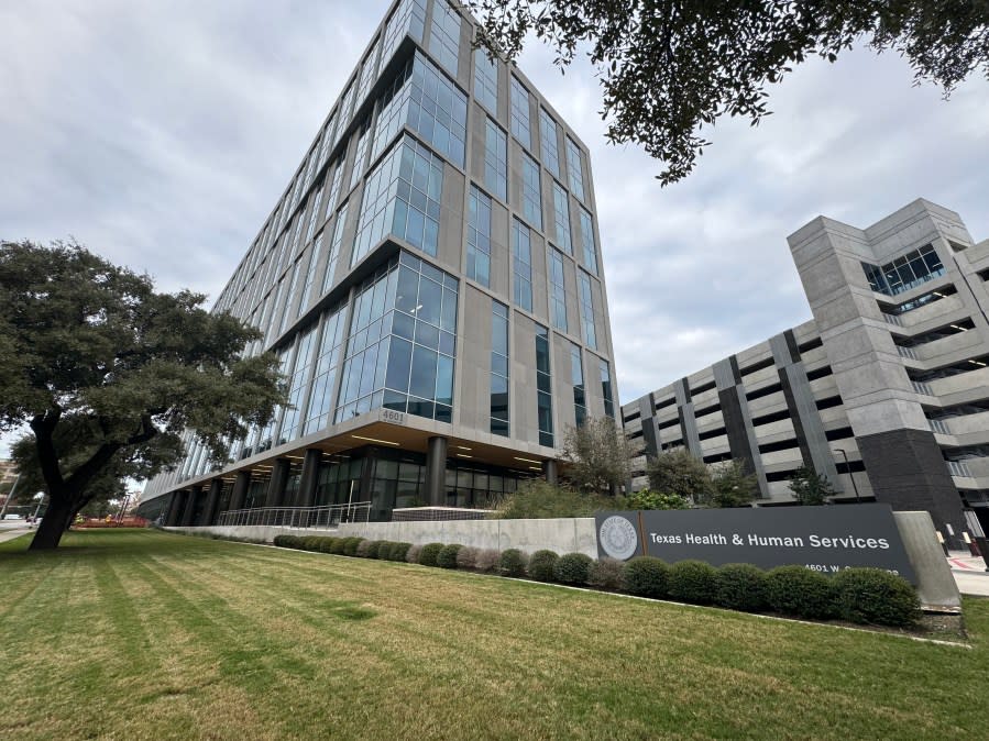 Texas Health & Human Services headquarters in Austin (KXAN Photo/Matt Grant)