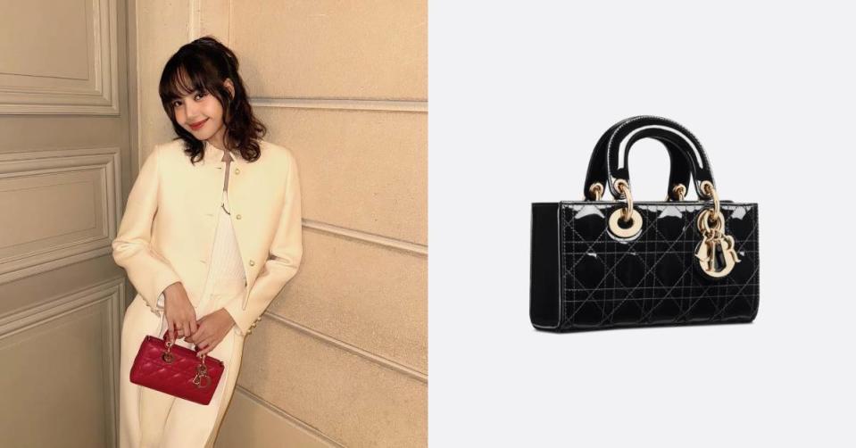 小碼Lady D-Joy手袋，NT$150,000圖片來源：Dior官網、IG@lalalalisa_m