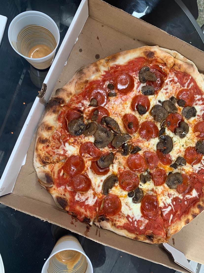 Another gem of an Italian bakery is Nona Ilva in Carlisle. While the interior is tiny and the selection is limited, the pizza and pastries are out of this world. Try the mushroom and pepperoni pizza.