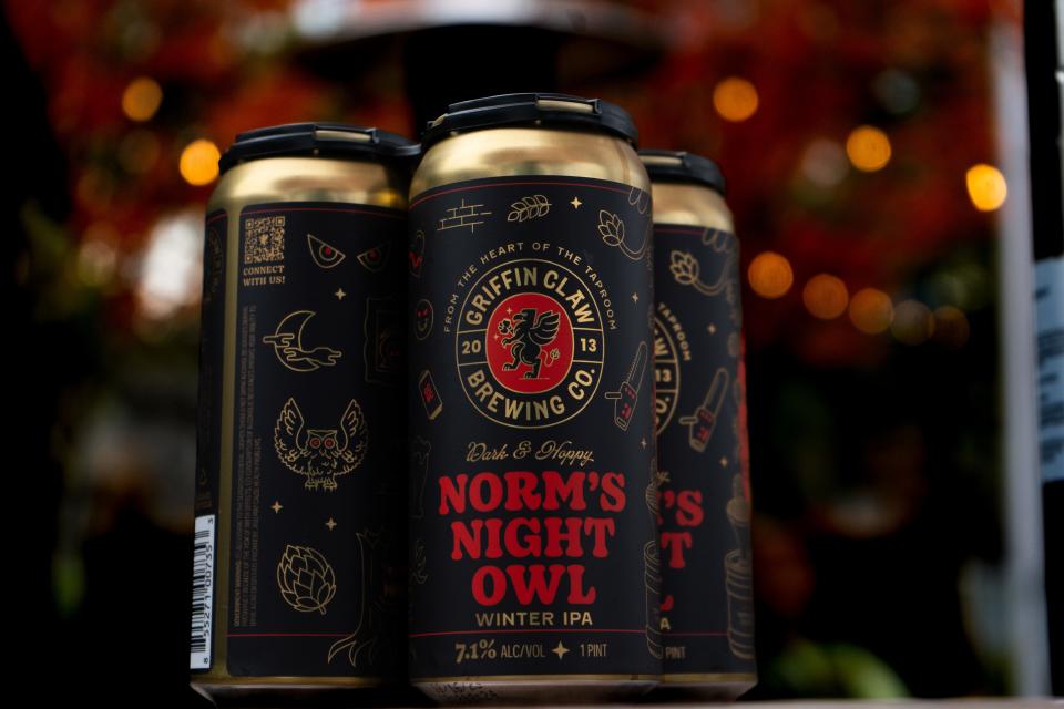 Norm's Night Owl, a Black IPA from Griffin Claw Brewing Co.