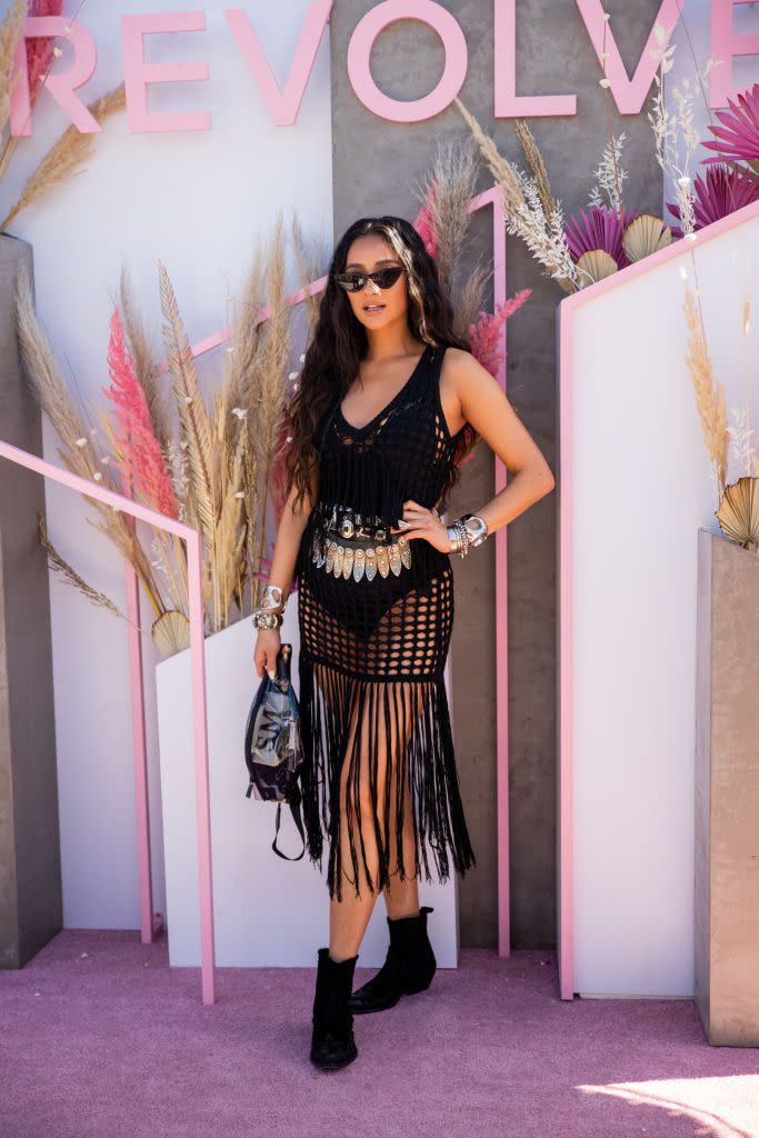 <p>Attending the Revolve Festival on April 13, 2019.</p>