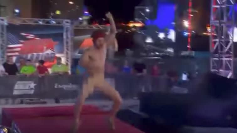 This has to top all Ninja Warrior moments. Source: NBC / American Ninja Warrior