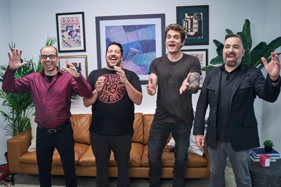 1265632 Impractical Jokers S10 - JM John Mayer records with the Impractical Jokers.