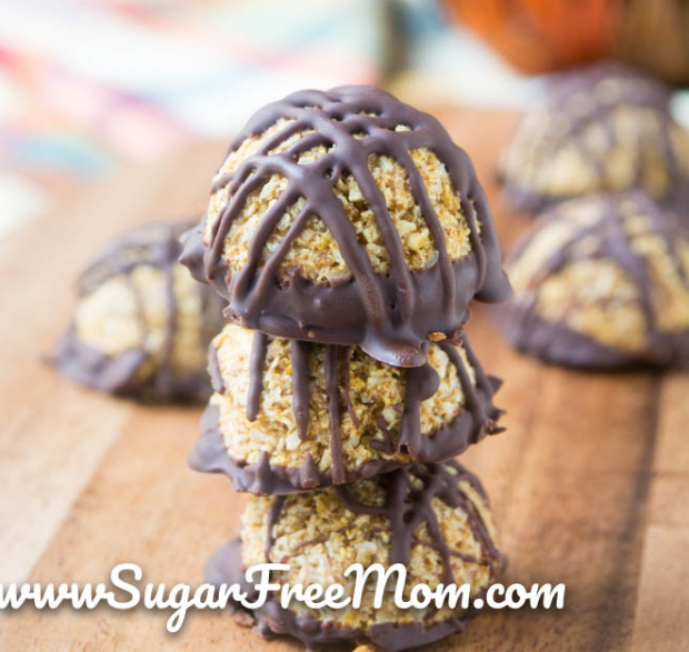 <p><a href="https://www.sugarfreemom.com/recipes/low-carb-pumpkin-macaroons-gluten-free-almond-flour-free/" rel="nofollow noopener" target="_blank" data-ylk="slk:Sugar Free Mom;elm:context_link;itc:0;sec:content-canvas" class="link ">Sugar Free Mom</a></p>