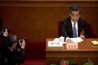 <p>No. 2: Leung Chun-ying, Chief Executive of Hong Kong<br>Salary: $578,320 (4.5 million Hong Kong dollars)<br>(AP Photo/Mark Schiefelbein) </p>