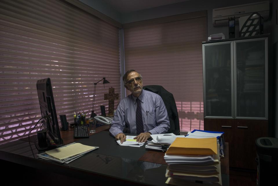 Iván Velásquez, jefe de una comisión anticorrupción respaldada por las Naciones Unidas, en su oficina en la Ciudad de Guatemala. (Daniele Volpe/The New York Times).