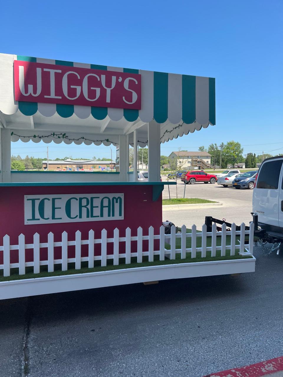 James Douthit visited Wiggy's Ice Cream at the North Grand Mall parking lot in Ames.