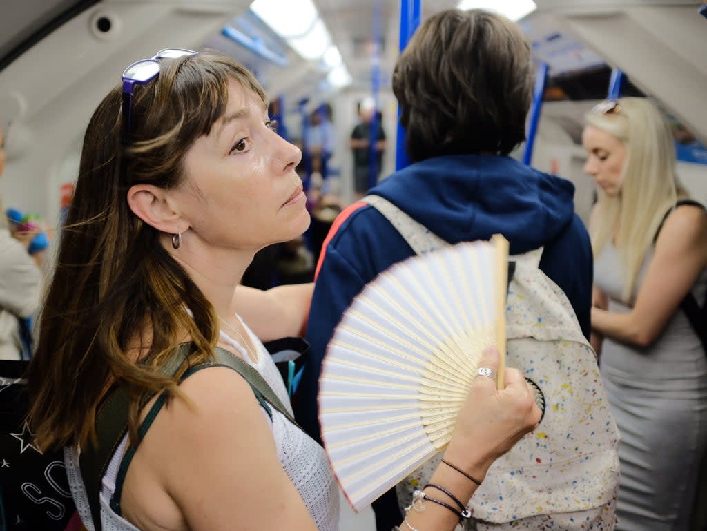 Analysis suggests rising temperatures could make the Tube potentially unbearably hot for more than a month a year  (PA)