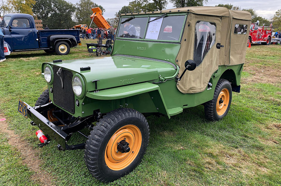 <p>The original Jeep, arguably the very first SUV of all, was built by both <strong>Ford</strong> and <strong>Willys</strong> for the US Army during World War II.</p><p>In 1945, Willys went into production with the first civilian version, the CJ-2A. Over 200,000 were built before production switched to the new <strong>CJ-3A</strong> model in 1949.</p>