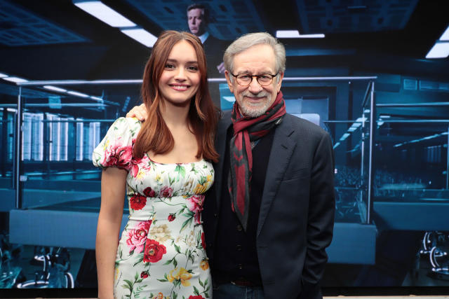 Steven Spielberg and his cast venture through real-life Ready Player One  maze