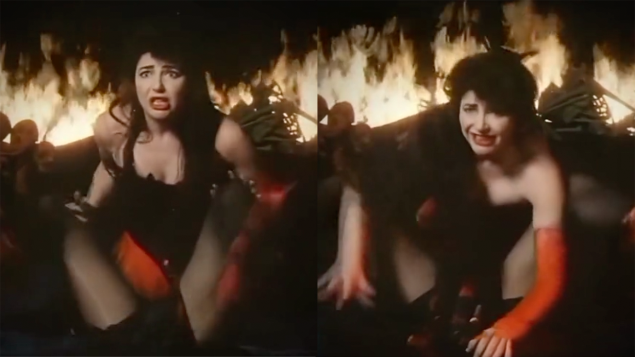  Kate Bush in the film The Line, the Cross and the Curve. 
