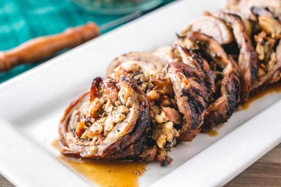 <p>I Just Make Sandwiches</p><p>Stuffed lamb breast is easier to make than you think. Just follow this simple recipe. </p><p><strong>Get the recipe: <a href="https://www.ijustmakesandwiches.com/stuffed-lamb-breast-with-apple-cider-pan-sauce/" rel="nofollow noopener" target="_blank" data-ylk="slk:Stuffed Lamb Breast;elm:context_link;itc:0;sec:content-canvas" class="link ">Stuffed Lamb Breast</a></strong></p><p><strong>Related: <a href="https://www.yahoo.com/lifestyle/15-best-leg-lamb-recipes-170706229.html" data-ylk="slk:15 Anything-but-Average Leg of Lamb Recipes;elm:context_link;itc:0;sec:content-canvas;outcm:mb_qualified_link;_E:mb_qualified_link;ct:story;" class="link  yahoo-link">15 Anything-but-Average Leg of Lamb Recipes</a></strong></p>