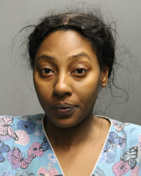 This photo provided by the Chicago police department shows Adriana Smith. Charges were filed against the parents of a 1-year-old boy who was shot in the head as his parents struggled over a gun inside a Chicago home, police announced Wednesday, Jan. 29, 2020. Travis McCoy, 26, was charged with felony false alarm to 911 and misdemeanor child endangerment. Adriana Smith, 28, is charged with felony obstruction of justice and misdemeanor child endangerment. (Chicago Police via AP)