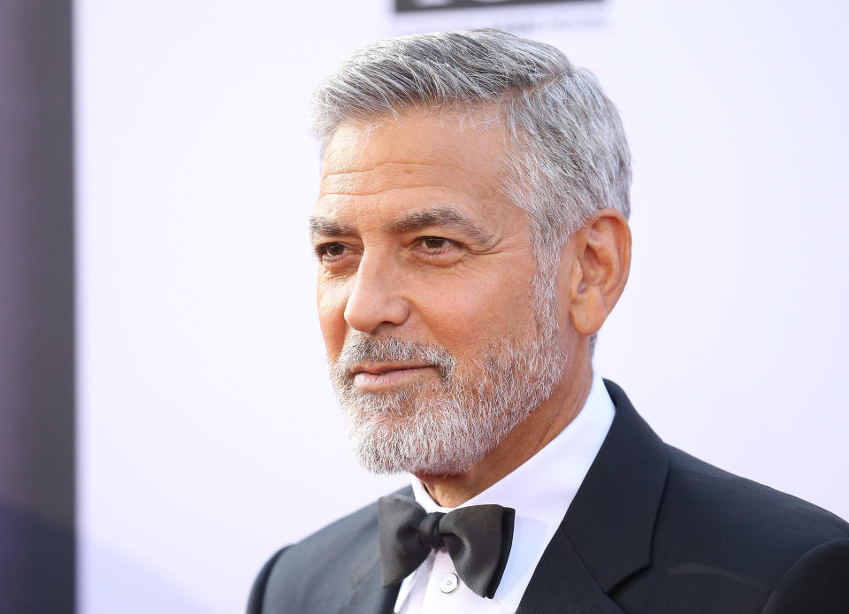 George Clooney, seen here at the American Film Institute’s 46th Life Achievement Award Gala, in June, has been seen for the first time since being involved in a motorbike crash. (Photo: Getty Images)