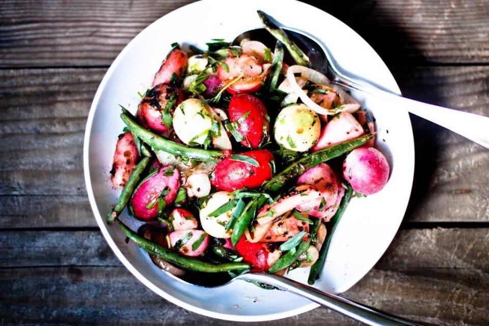 <strong>Get the <a href="http://www.feastingathome.com/grilled-radish-salad-with-tarragon-vinaigrette/" target="_blank">Grilled Radishes recipe</a>&nbsp;from Feasting at Home</strong>