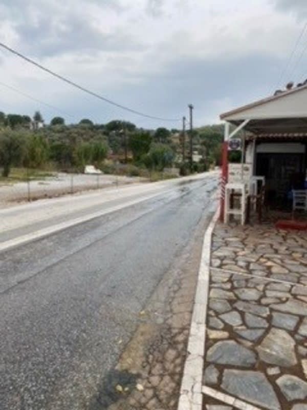 Flooded road