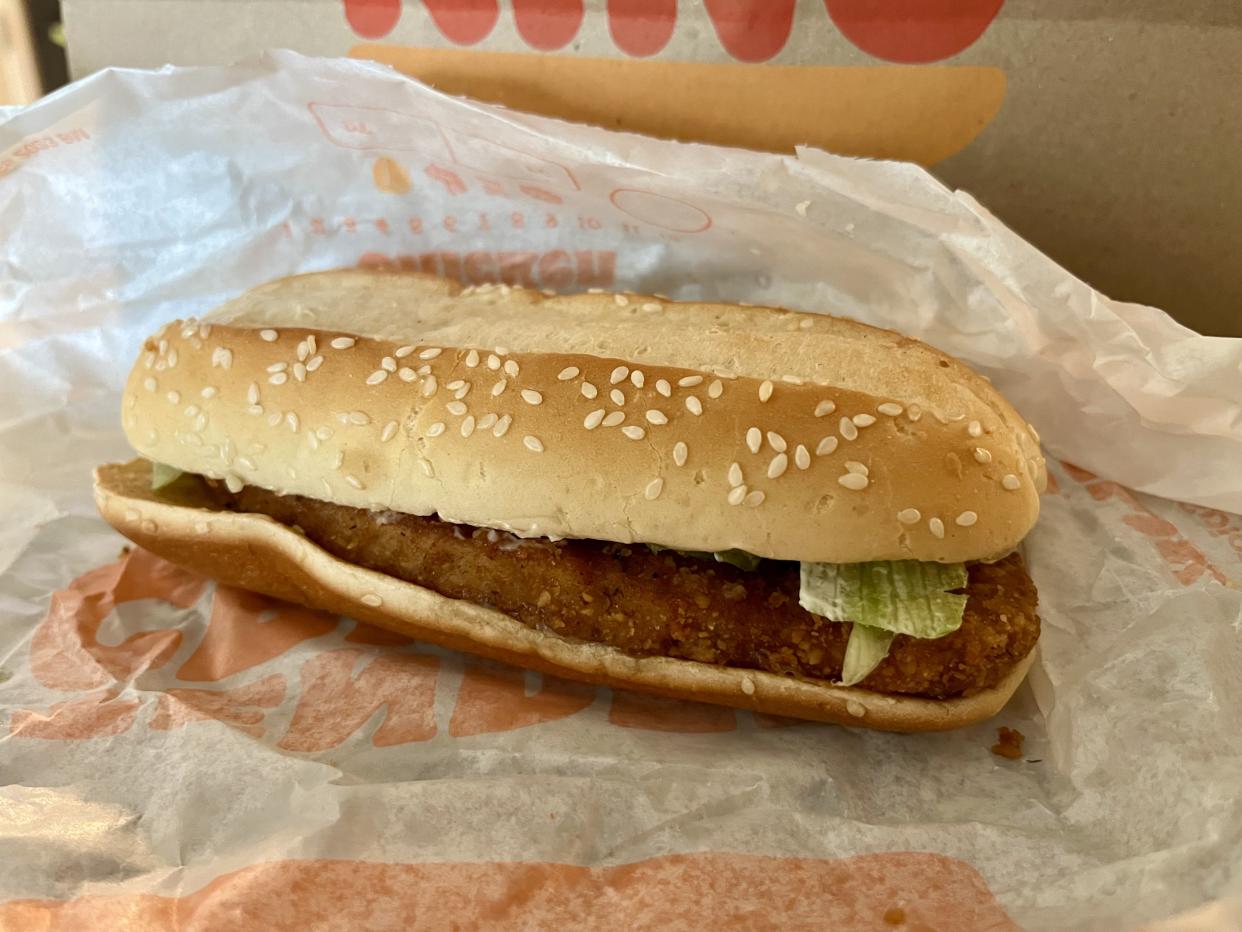 the original chicken sandwich from burger king