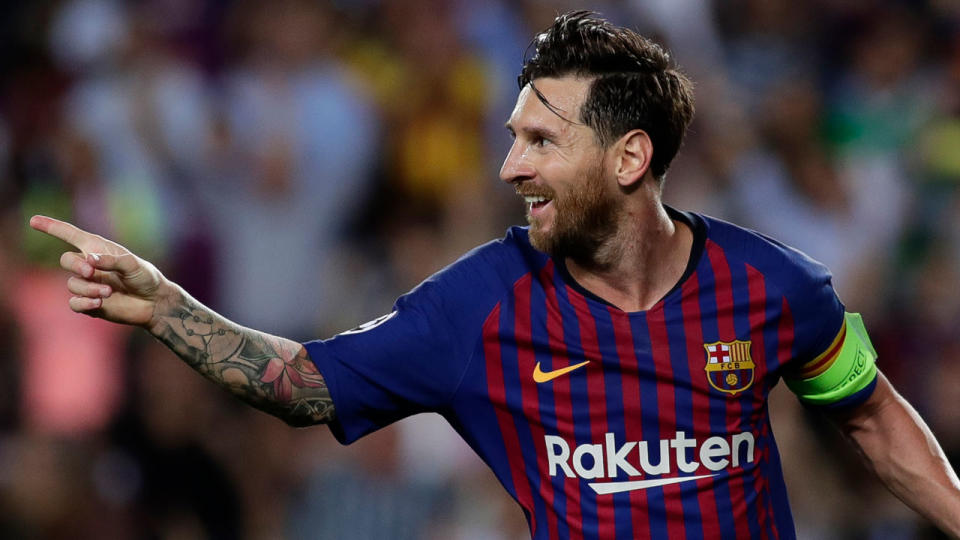 Lionel Messi has created more Champions League history. Pic: Getty