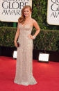 Isla Fisher arrives at the 70th Annual Golden Globe Awards at the Beverly Hilton in Beverly Hills, CA on January 13, 2013.
