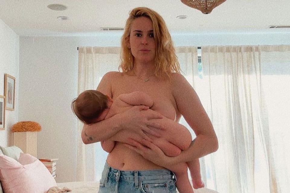 <p>Rumer Willis/Instagram</p> Rumer Willis and daughter