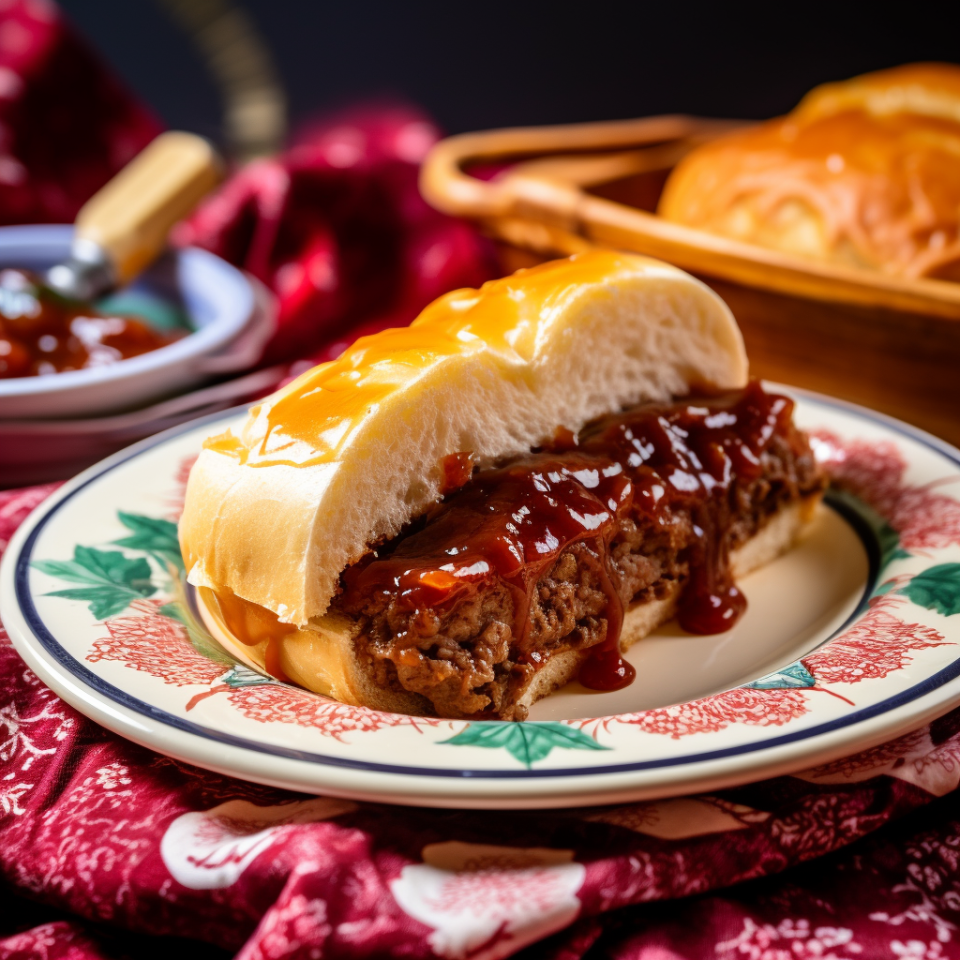 sloppy joe on a roll