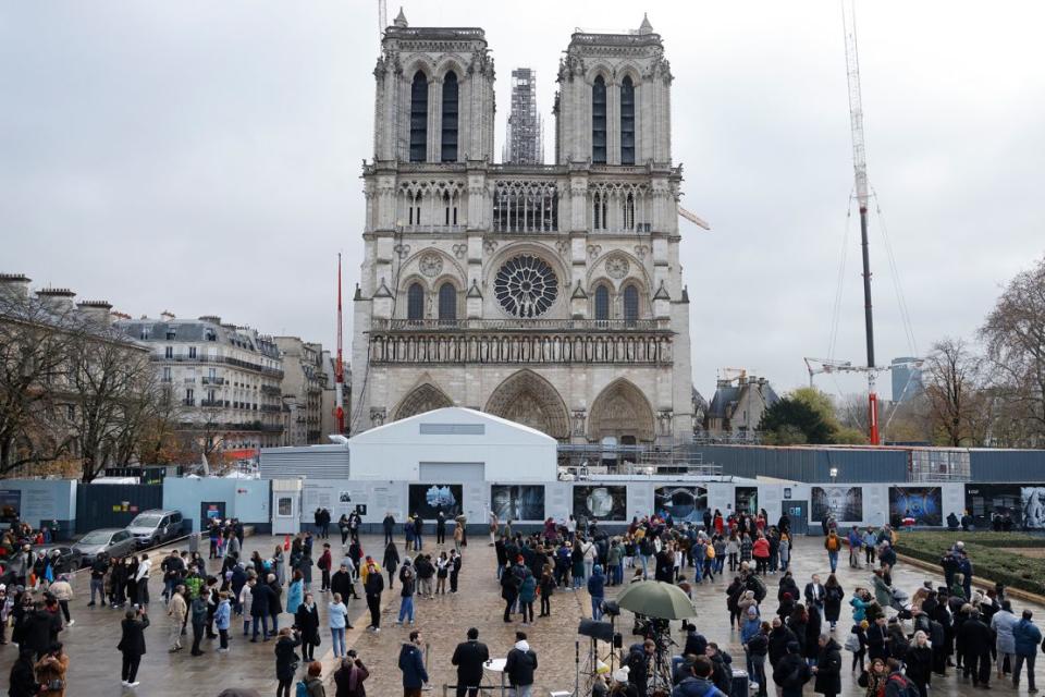 Notre Dame reabrirá al público a finales de 2024. Ludovic Marín/AFP/Getty Images