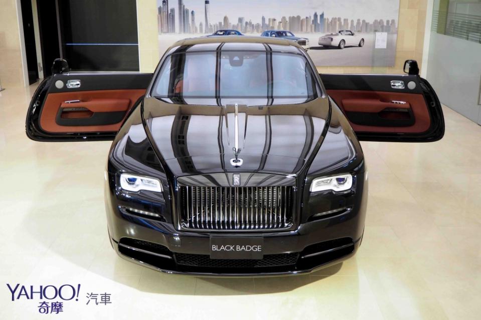 暗夜女神、幻影之魂 Rolls-Royce Wraith Black Badge唯二抵台