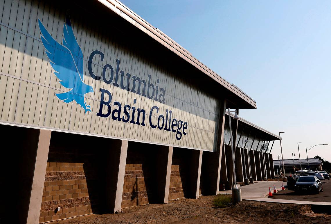 An exterior view of the new 80,000-square-foot student recreation center at Columbia Basin College in Pasco. Bob Brawdy/bbrawdy@tricityherald.com