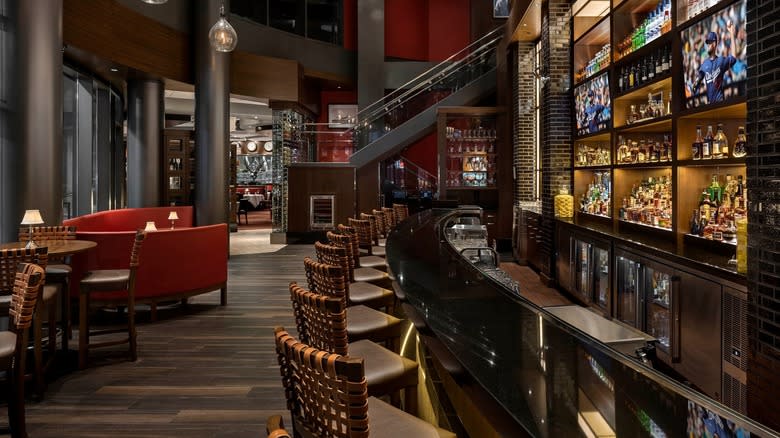 capital grille restaurant interior