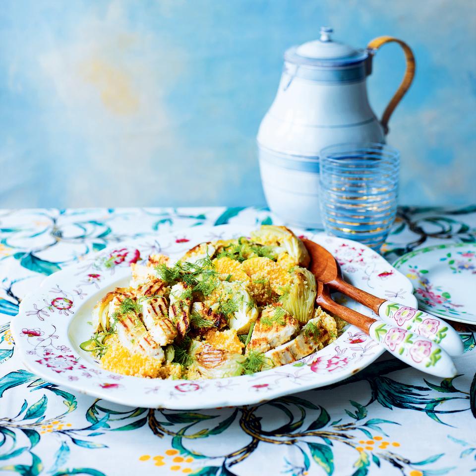 <p>Barley couscous is a nuttier, more flavoursome version of the durum wheat version and soaks up the citrus juices beautifully.</p><p><a class="link " href="https://www.redonline.co.uk/food/recipes/a33642799/citrus-chicken-salad-recipe/" rel="nofollow noopener" target="_blank" data-ylk="slk:FIND THE RECIPE;elm:context_link;itc:0;sec:content-canvas">FIND THE RECIPE</a></p>