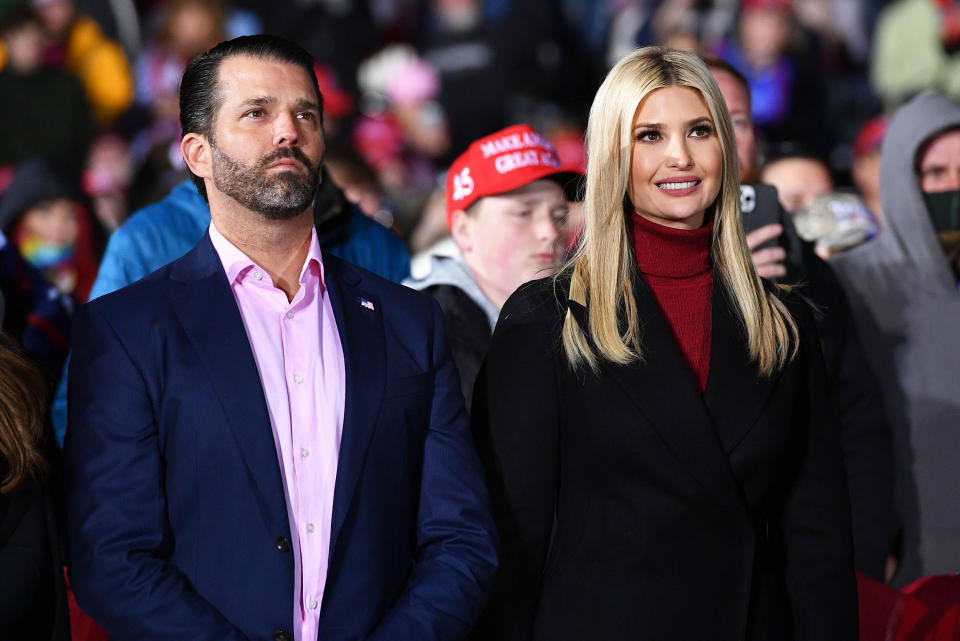 Donald Trump Jr. and Ivanka Trump (Mandel Ngan / AFP via Getty Images file)