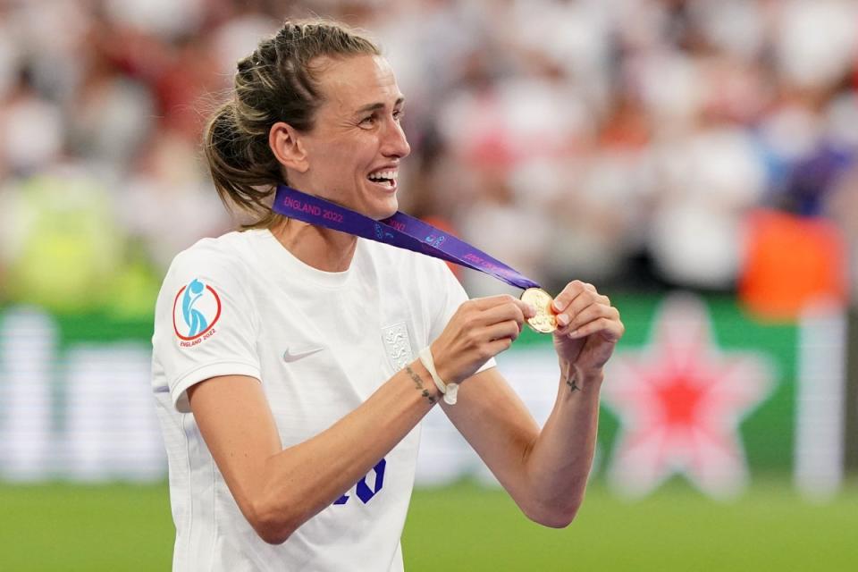 Euro 2022 winner Jill Scott will captain England at this year’s Soccer Aid for UNICEF competition (Jonathan Brady/PA) (PA Archive)