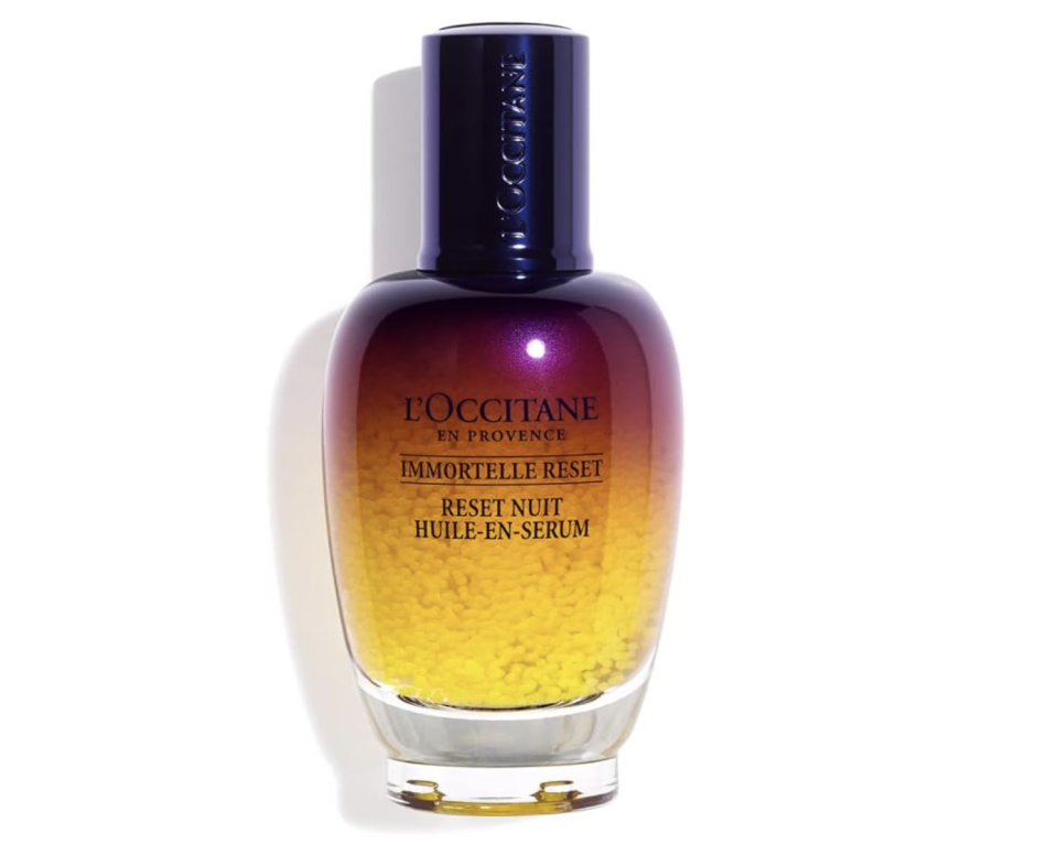 L'Occitane Immortelle Overnight Reset Oil-in-Serum. (PHOTO: Amazon Singapore)