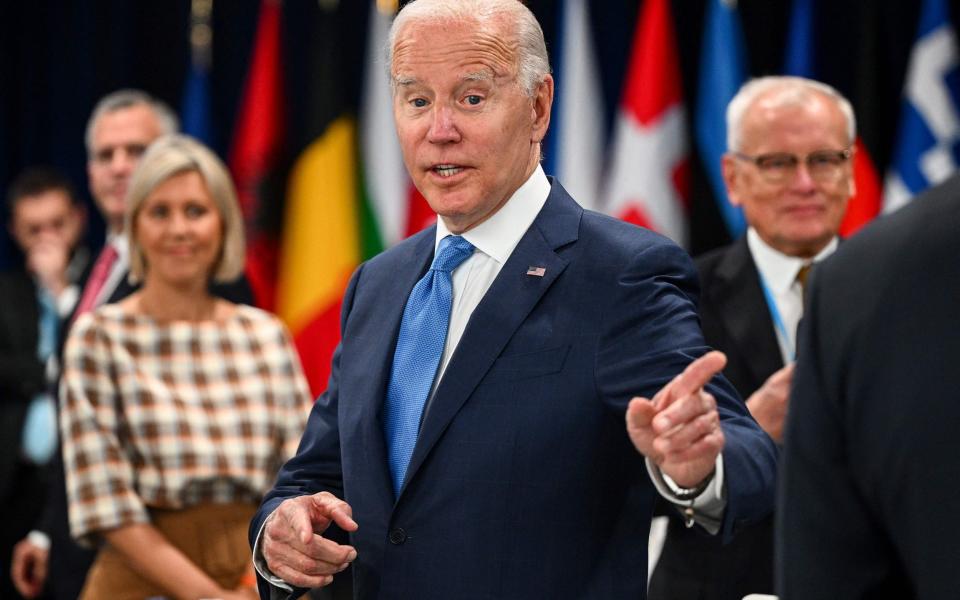 President Biden plans to meet the leaders of Japan and South Korea at the Nato Summit - Gabriel Bouys/AFP