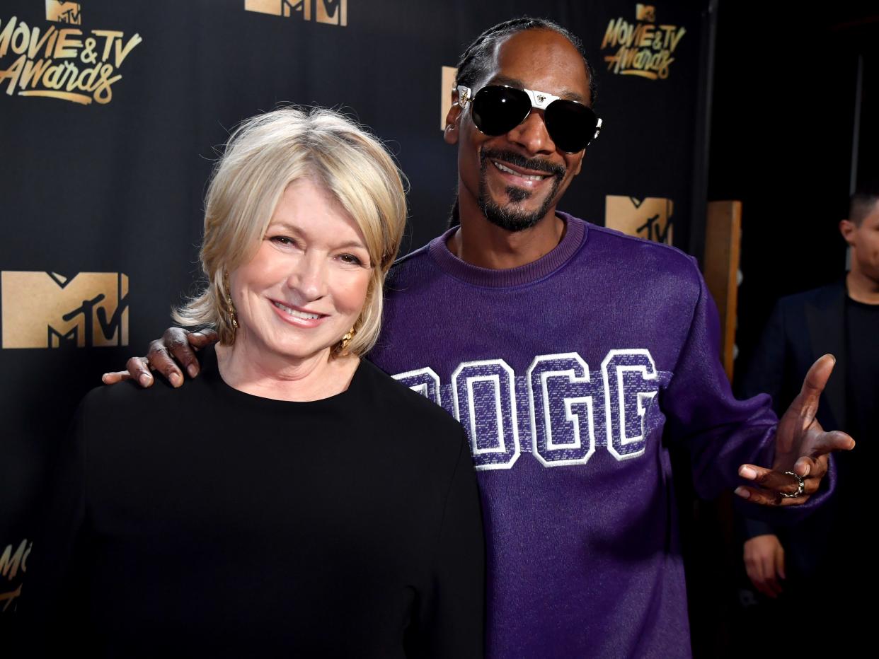 Martha Stewart and Snoop Dogg