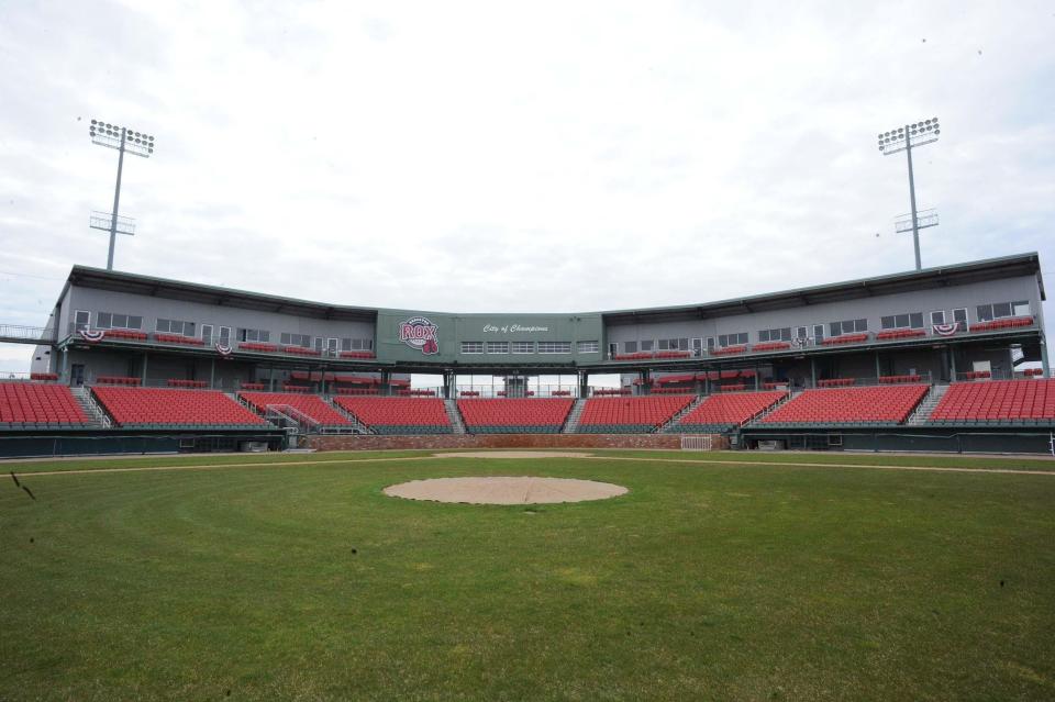 Campanelli Stadium in Brockton, on Thursday, April 30, 2020.