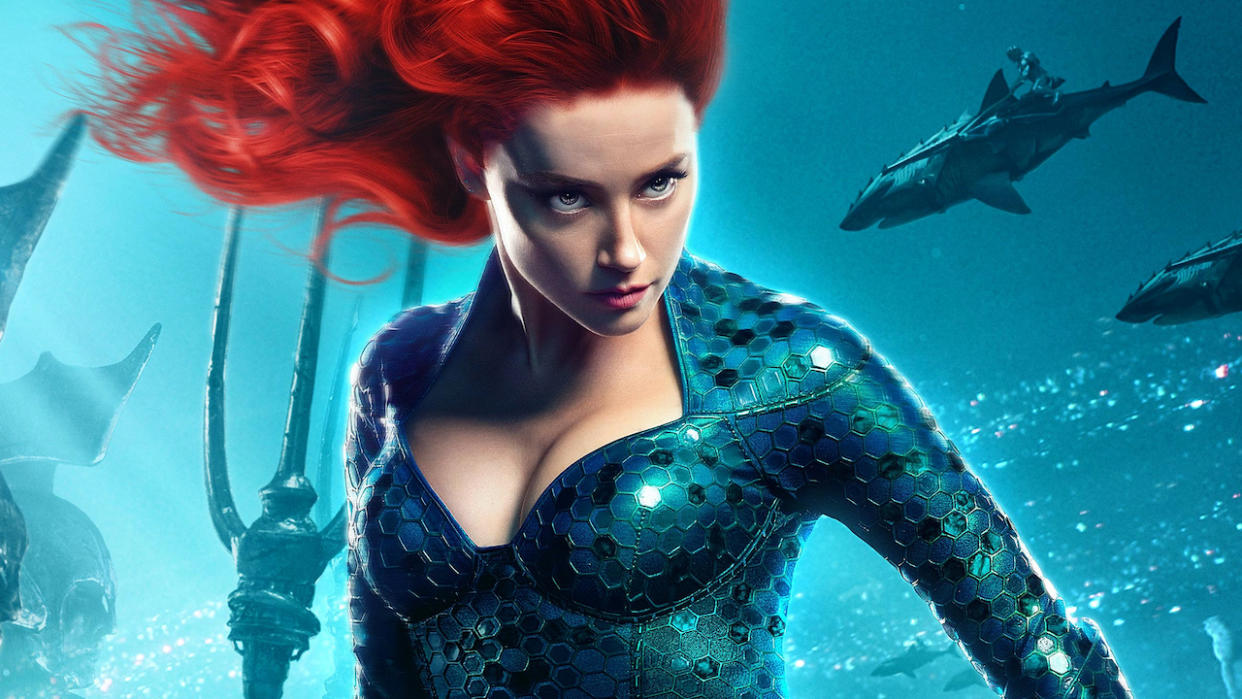  Amber Heard as Mera in Aquaman movie. 