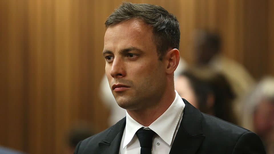 Oscar Pistorius attends his sentencing hearing in the Pretoria High Court on October 16, 2014. - Alon Skuy/The Times/Gallo Images/Getty Images/File