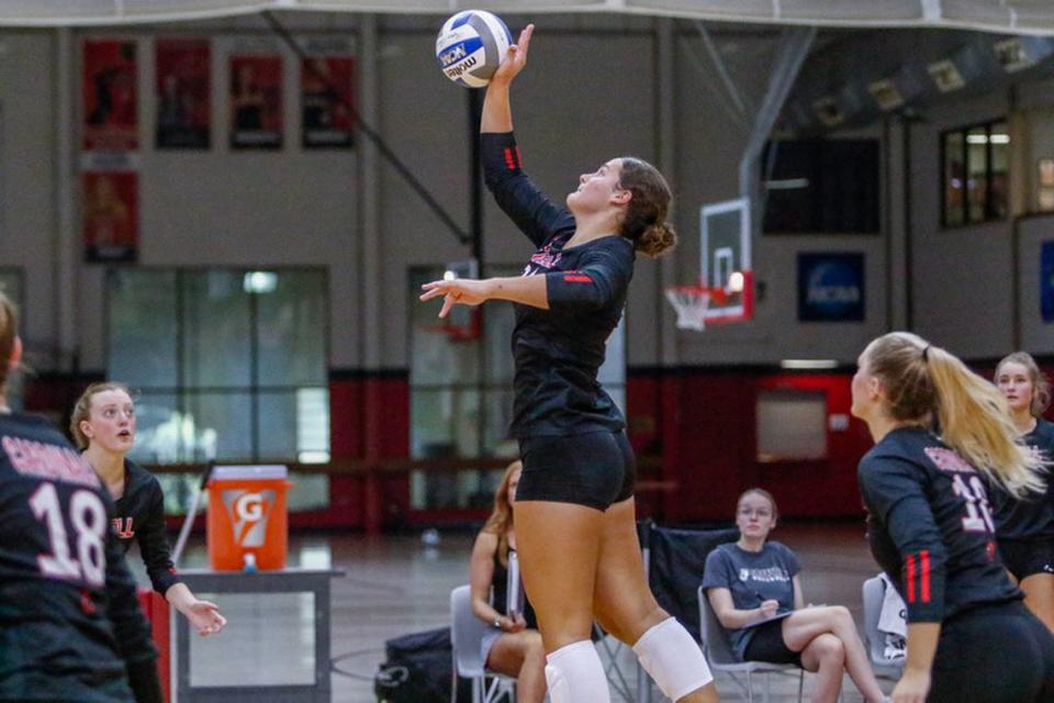 Highland High School graduate Bella LaPorta enjoyed a strong sophomore year for the William Jewel College volleyball program. She transformed from a role player as a freshman to a key piece in the Cardinals roster, starting all 28 matches as a sophomore in 2022 while ranking third overall in NCAA Division II in kills with 380.