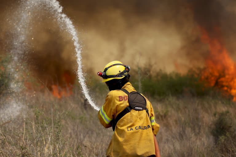 Incendios en Playas de Oro, Punilla, en la provincia de Córdoba