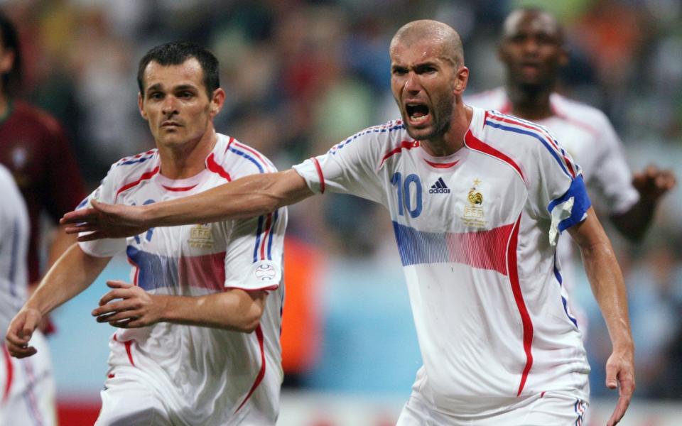 Willy Sagnol playing for France against Portugal in the 2006 World Cup semi-final