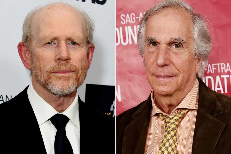 <p>Gilbert Flores/Variety via Getty Images; Amanda Edwards/Getty Images</p> Ron Howard (left) and Henry Winkler