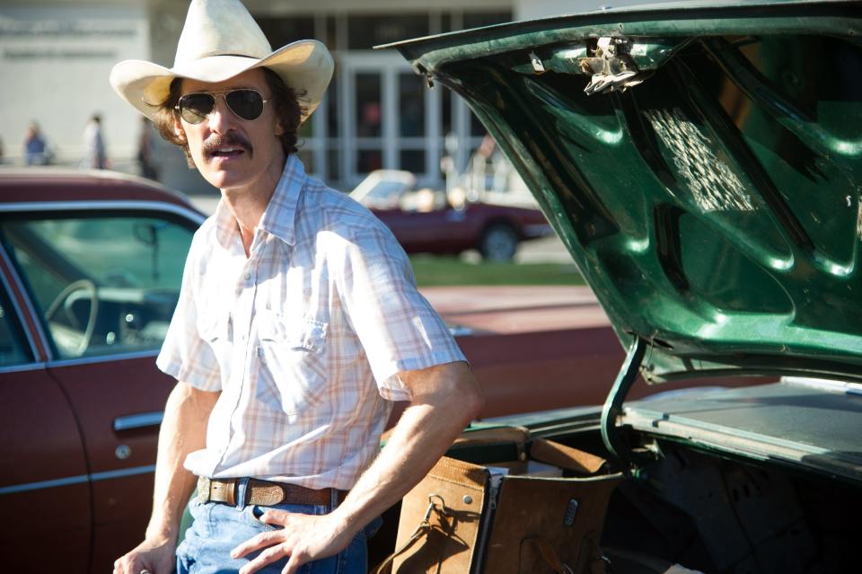 Matthew McConaughey won a best actor Oscar for his transformative portrayal of AIDS patient Ron Woodroof in "Dallas Buyers Club."
