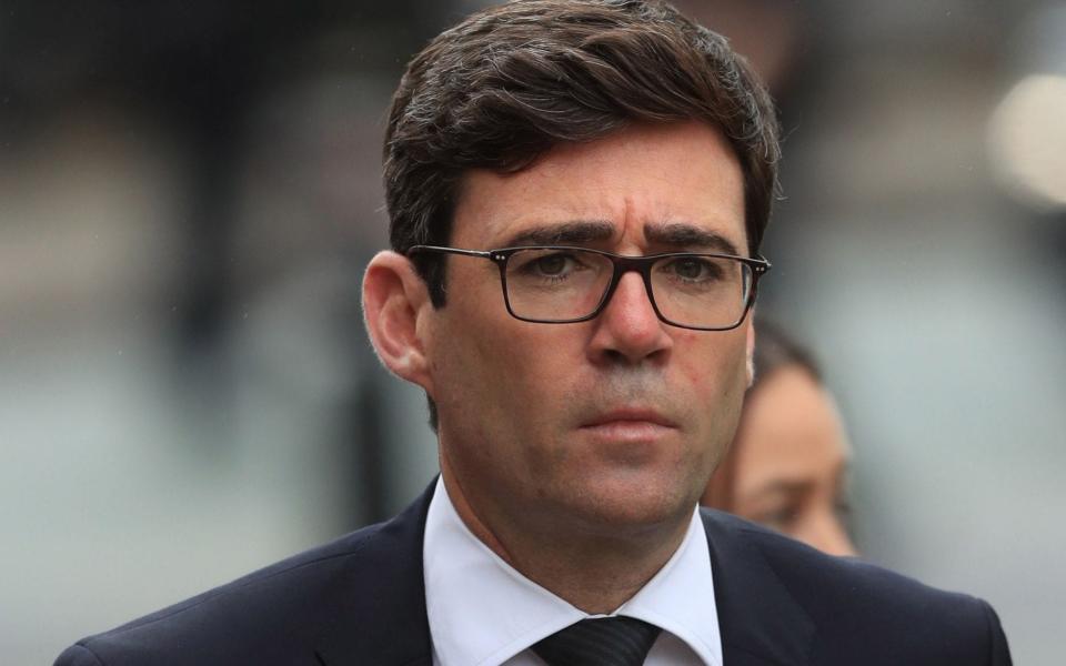  Mayor of Greater Manchester Andy Burnham - Danny Lawson/PA