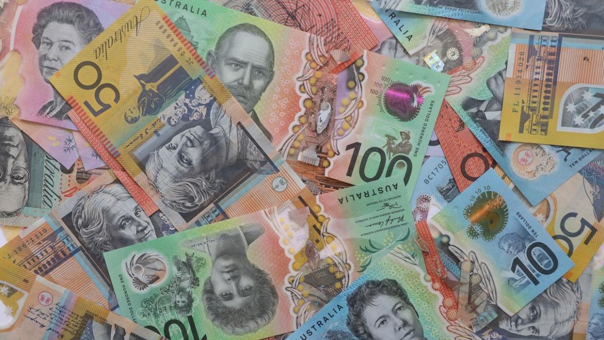 AUSTRALIA - NewsWire Photos - General view editorial generic stock photo of Australian cash money currency. Picture: NCA NewsWire / Nicholas Eagar