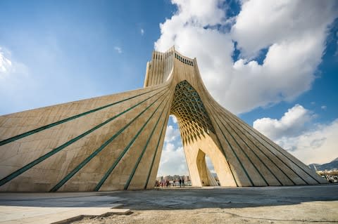 The trip includes sightseeing in Tehran - Credit: GETTY