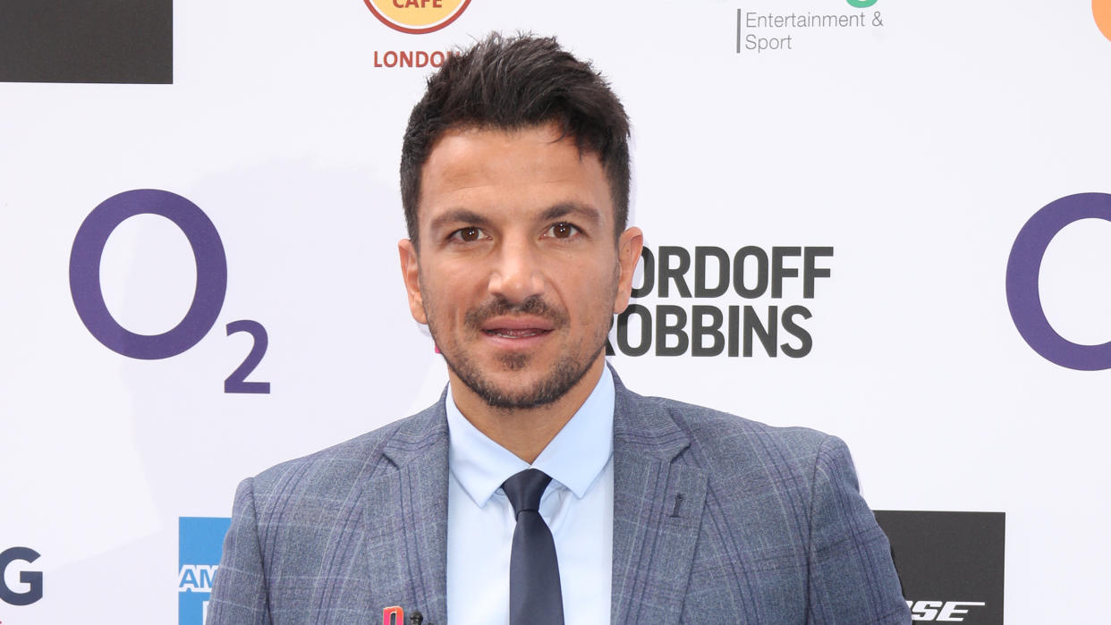 Peter Andre attends the Nordoff Robbins O2 Silver Clef Awards 2019 at Grosvenor House on July 05, 2019 in London, England. (Photo by Mike Marsland/WireImage)