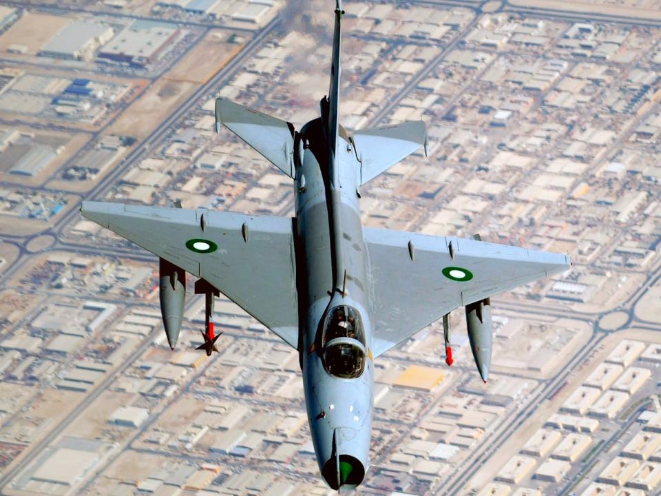 Pakistani F-7 fighter jet